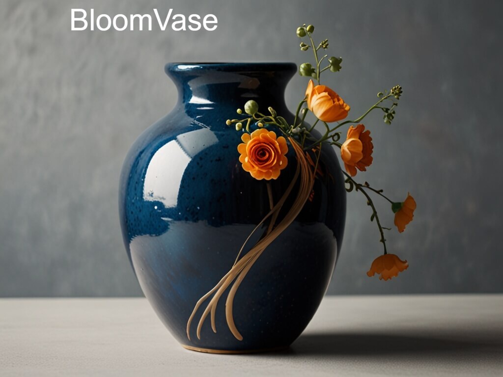 Elegant vase in a modern living room